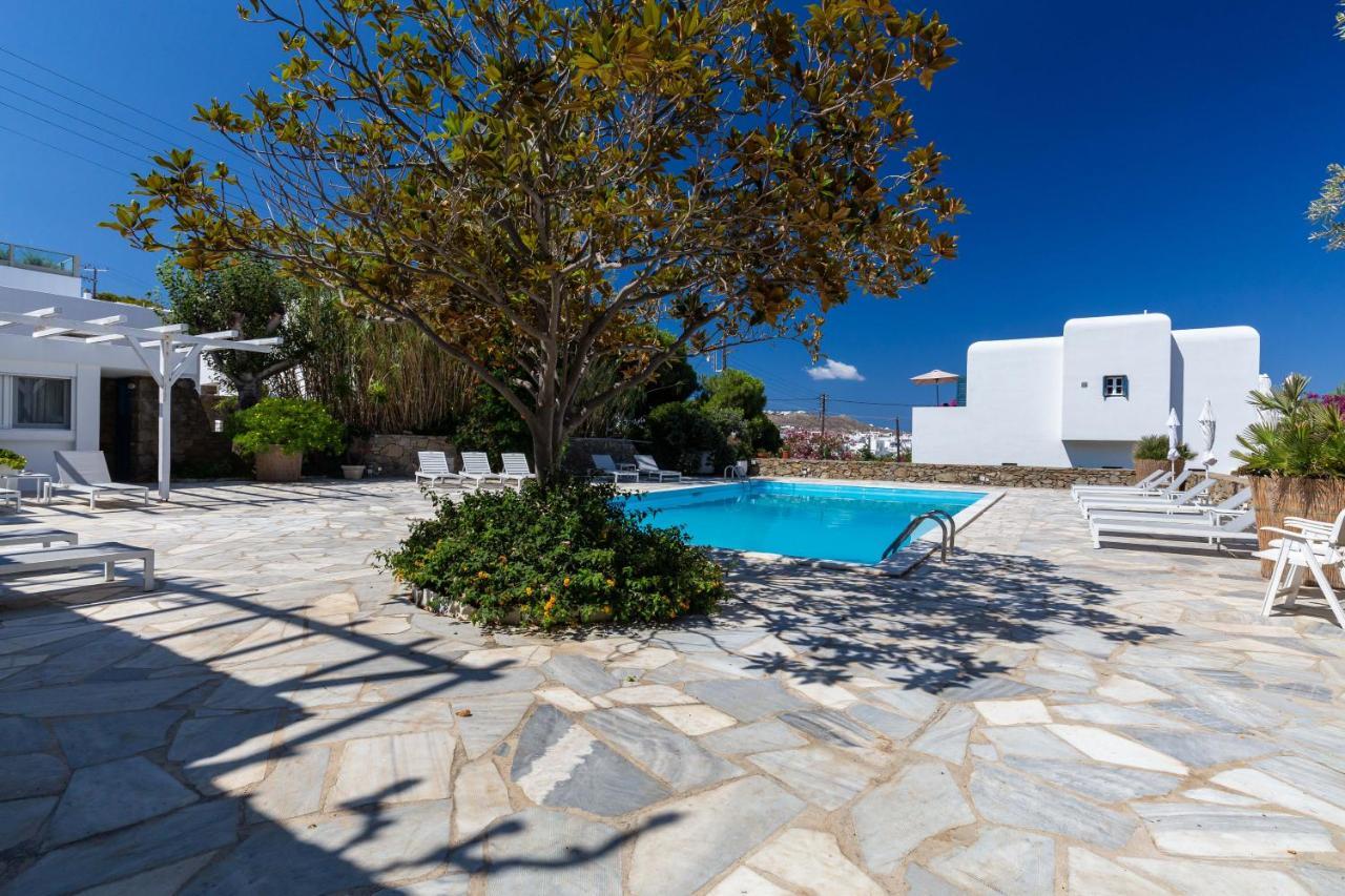 Callisti With Pool View And Calypso Upper Floor With Sea View Apartment Mykonos Town